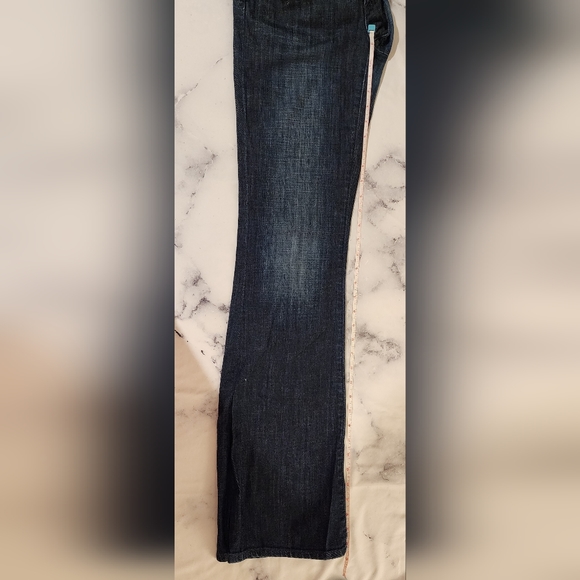 Vintage COH Ingrid Low Waist Flare Leg Jean Size 27 Rare Patchwork Pockets - Picture 10 of 16